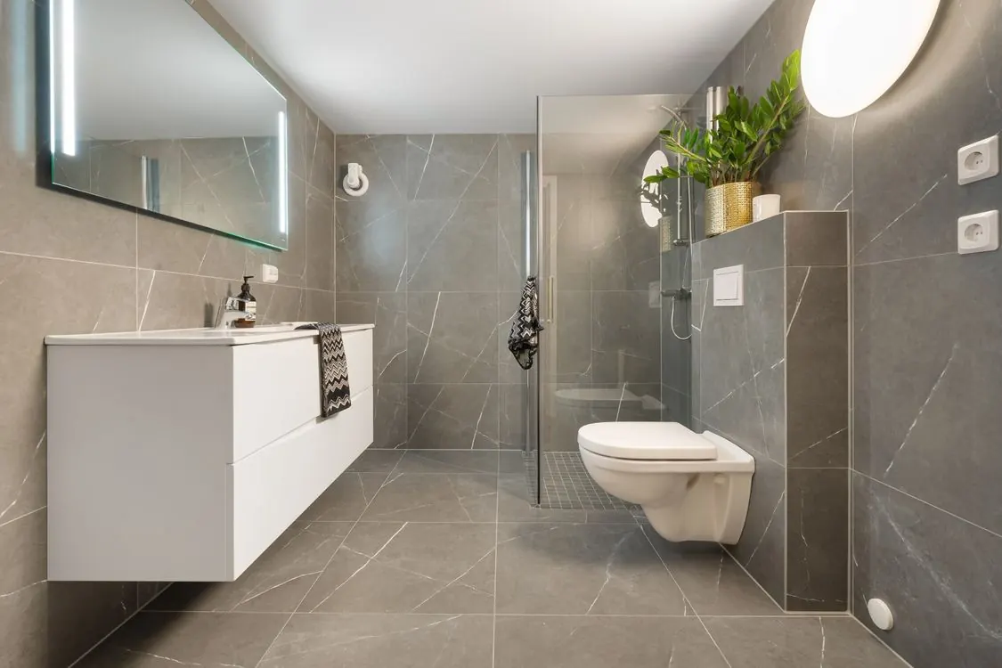 Moderne badkamerrenovatie